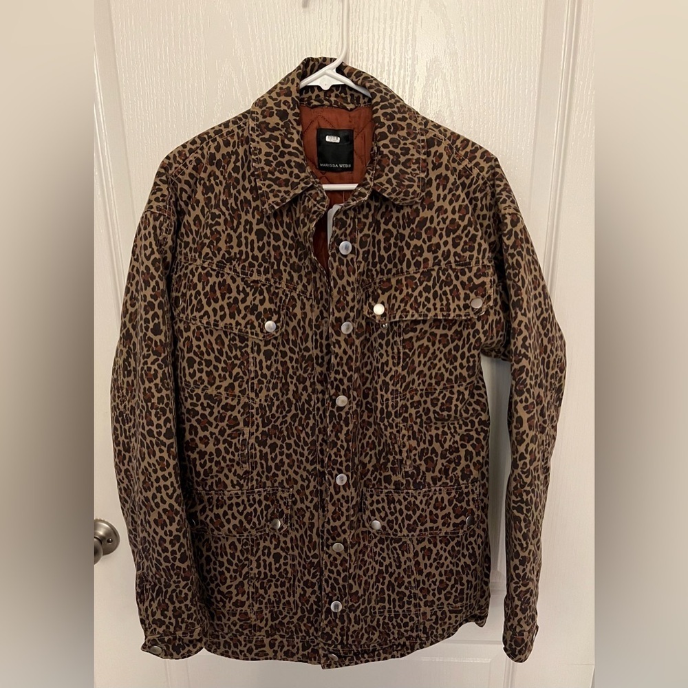 Marissa Webb Leopard Print Jacket